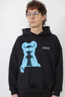 Bluza Z Kapturem 2005 Airbrushed Horned