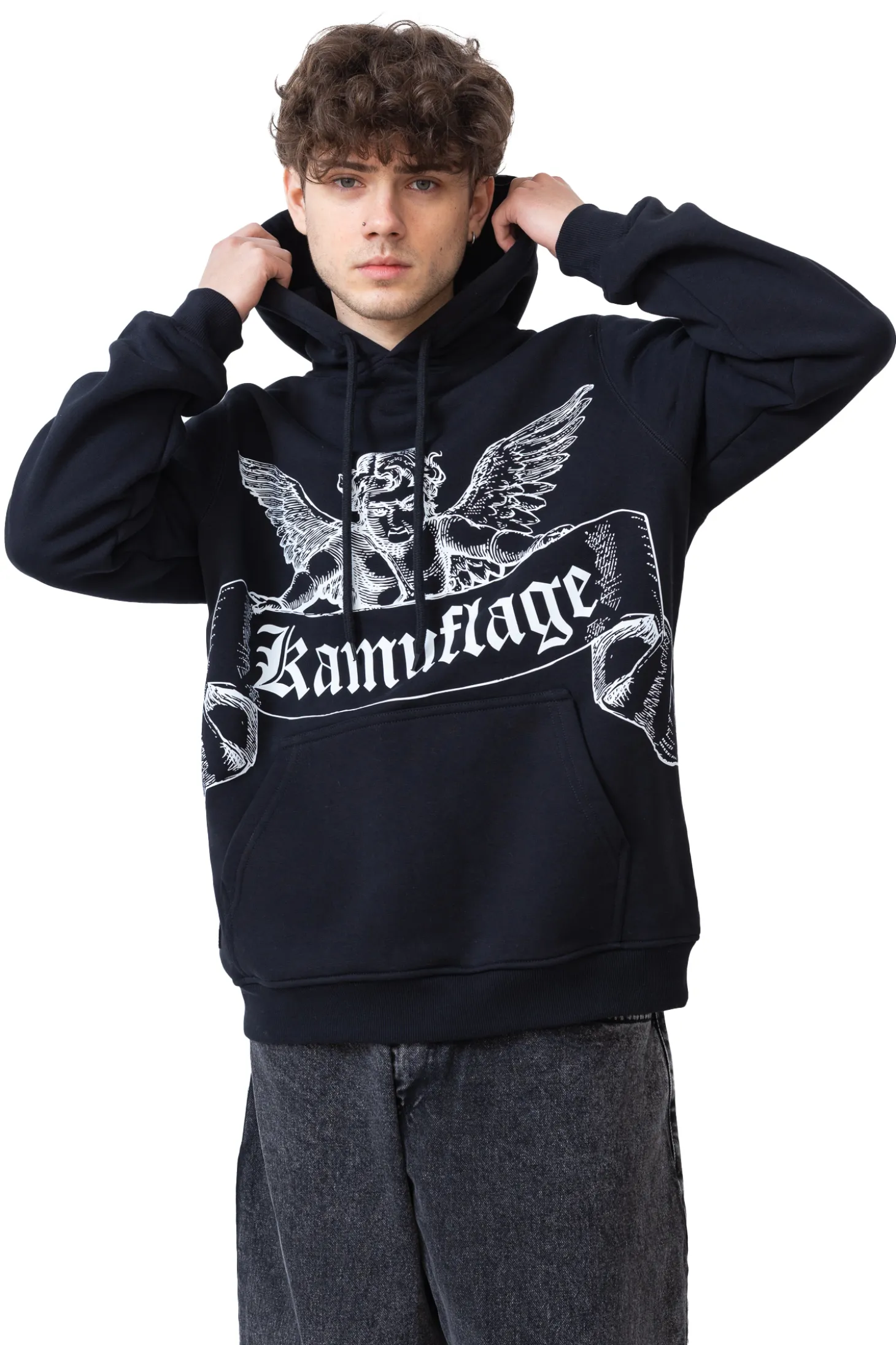 Bluza Z Kapturem Kamuflage Hellfire