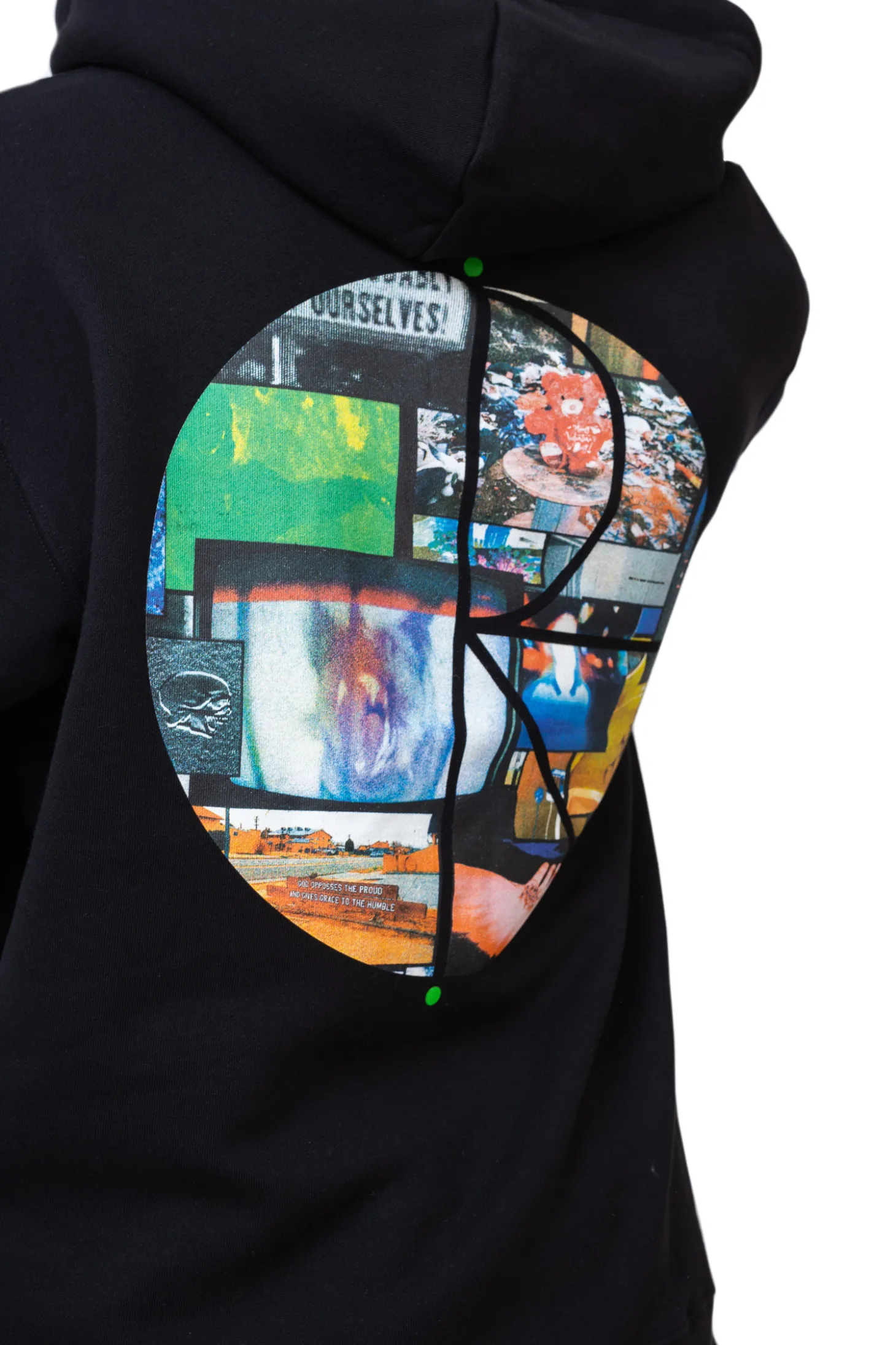 Bluza Z Kapturem Polar Fill Logo Ourselves Collage
