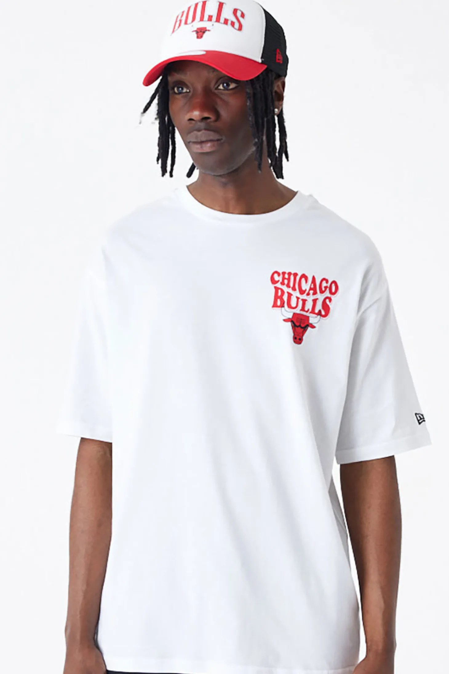 Koszulka New Era Chicago Bulls NBA Script Oversized