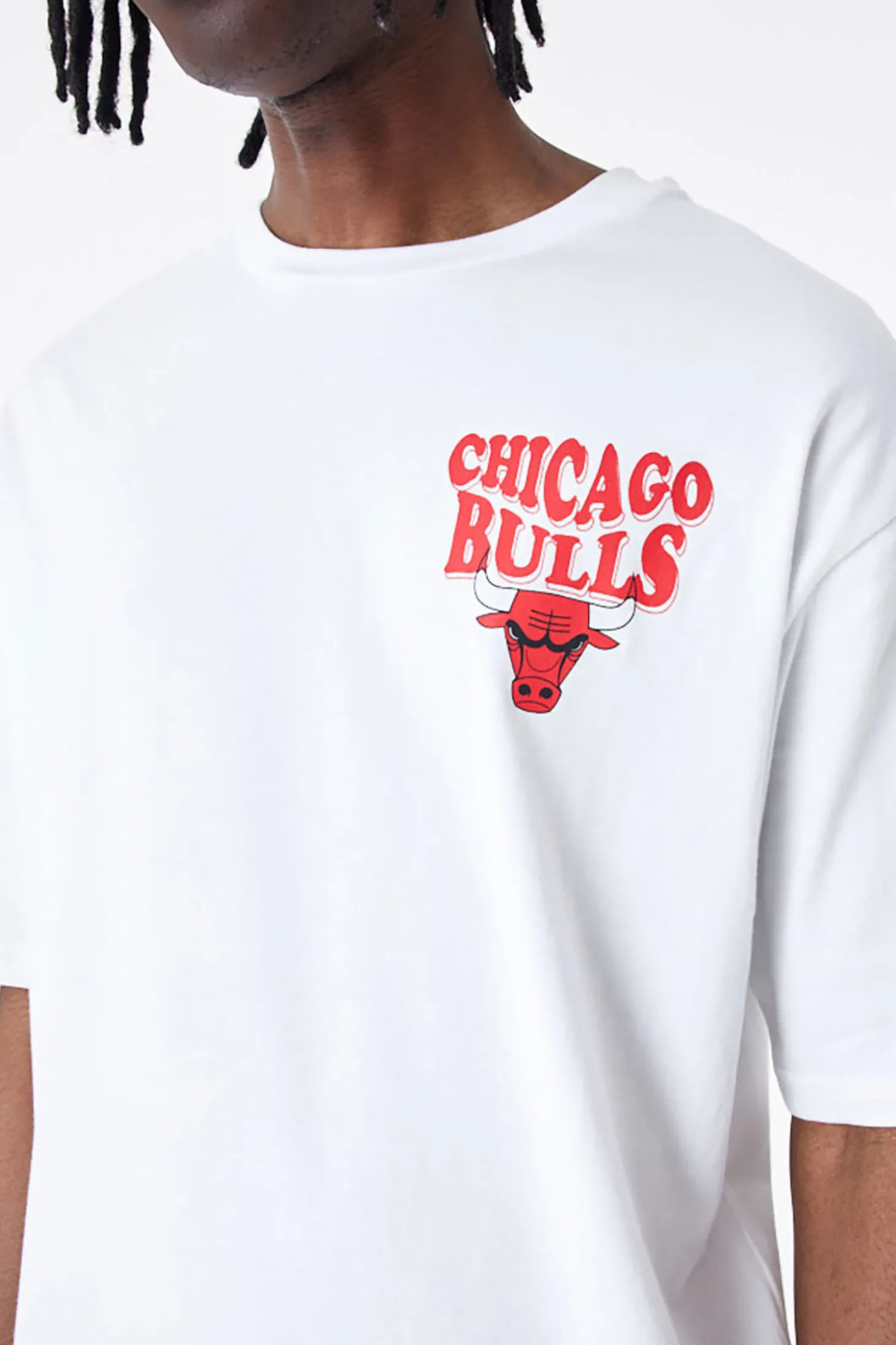Koszulka New Era Chicago Bulls NBA Script Oversized