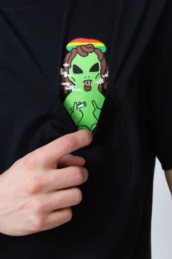 Koszulka Ripndip Smoking Rasta Alien