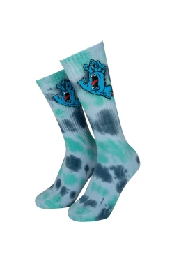 Skarpety Santa Cruz Screaming Hand Tie Dye